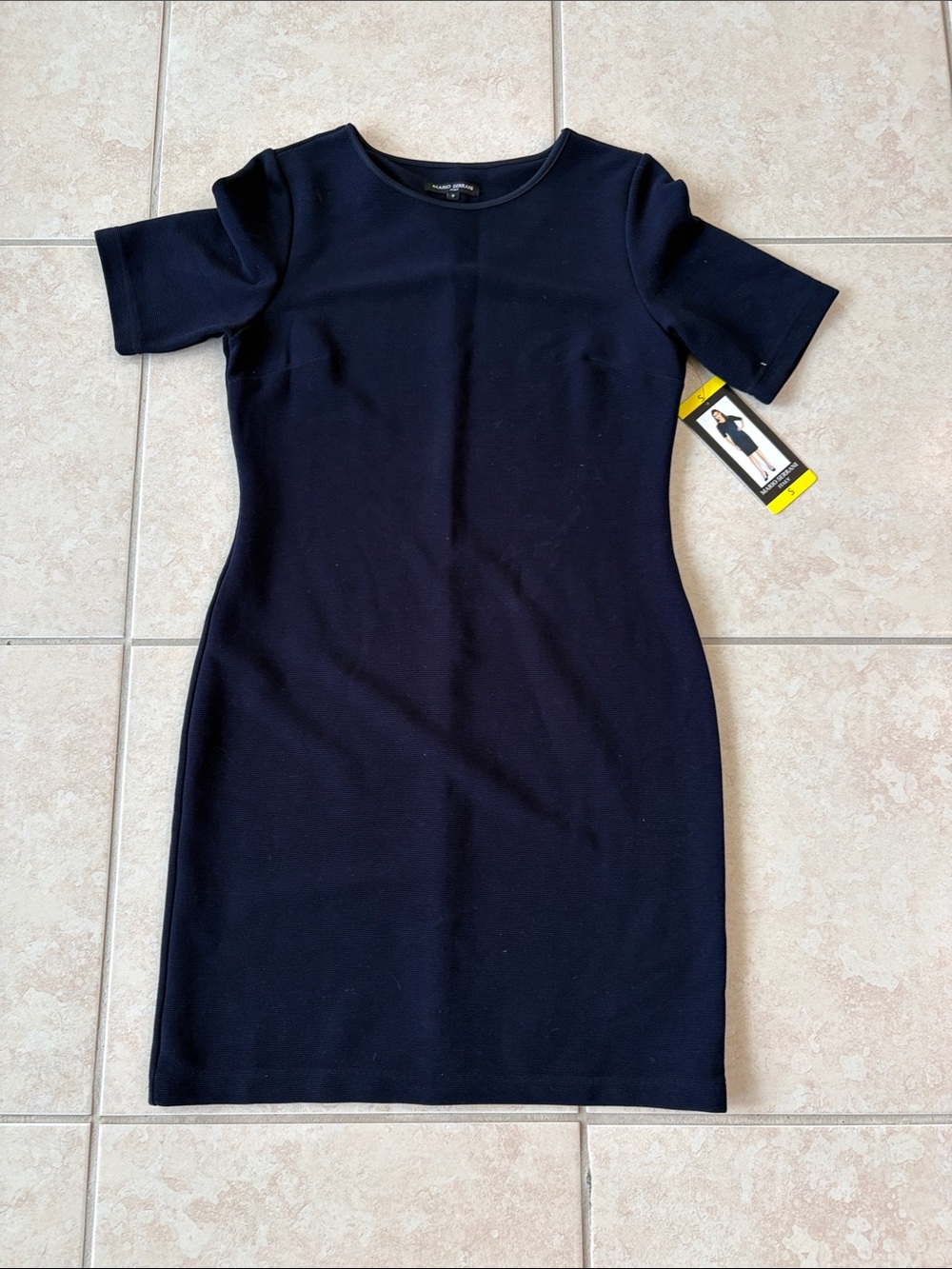 NWT Navy Ribbed Dress